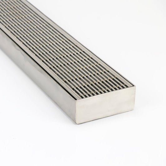 Stainless steel drain finishing