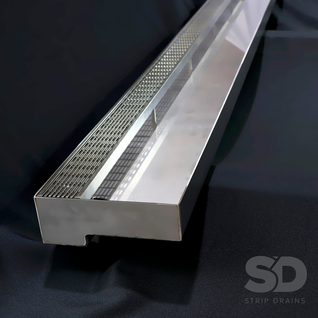 Threshold Drain manufactured from stainless steel by Strip Drains Sydney.