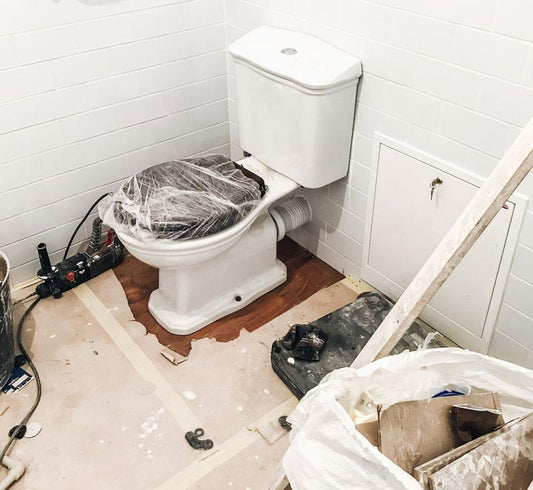 Bathroom Floor under renovation