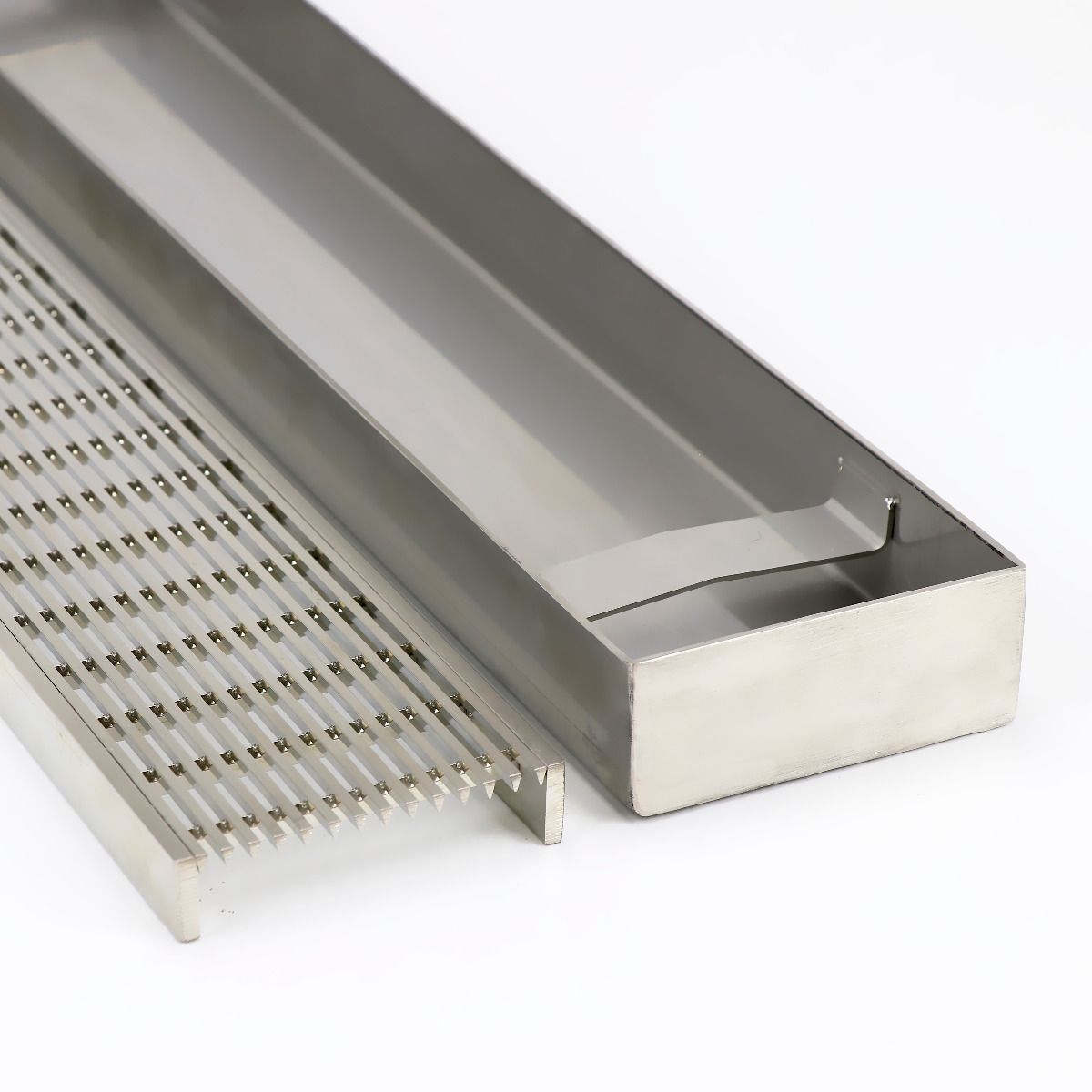 100mm x 40mm x 2mm Wedge Wire Stainless Steel Strip Drain